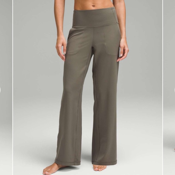 NWT Lululemon Athletica Align High-Rise Wide-Leg Pant 31" in Carob Brown - Picture 1 of 6